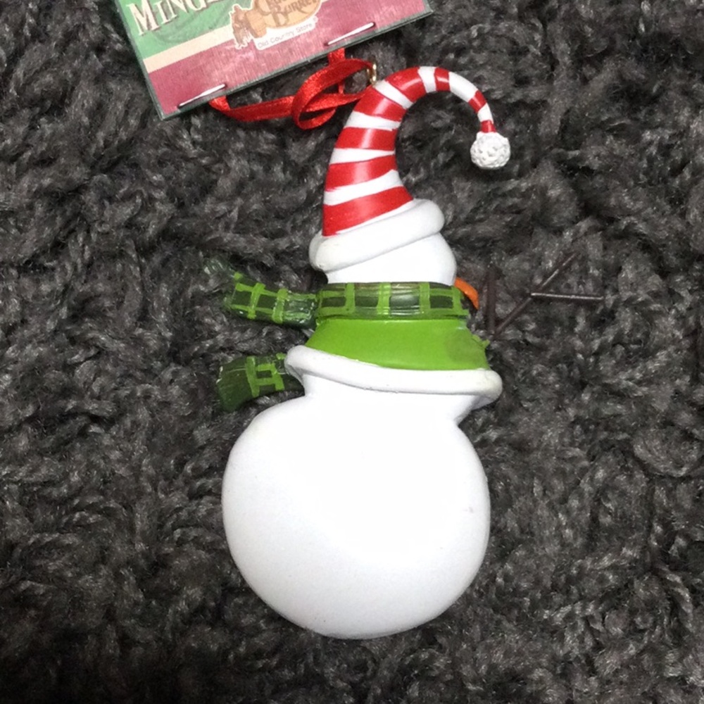 NWT Christmas holiday snowman decorations ornaments bag wine bottle cover - Picture 6 of 14